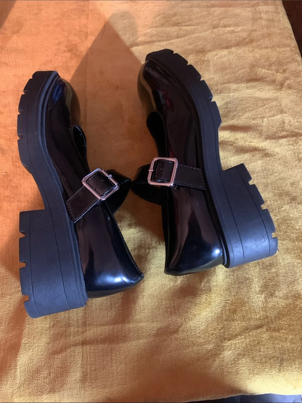 No Boundaries Black Patent Mary Jane Dress Shoes
